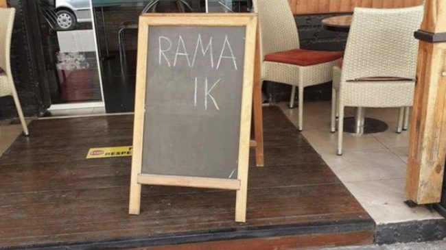 Menuja e ditës në restorant: Rama ik