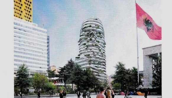 Kulla 25-katëshe në qendër të Tiranës. Paratë…
