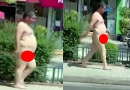 VIDEO/ ‘Çmendet’ qytetari, shëtit nudo nëpër Tiranë.…