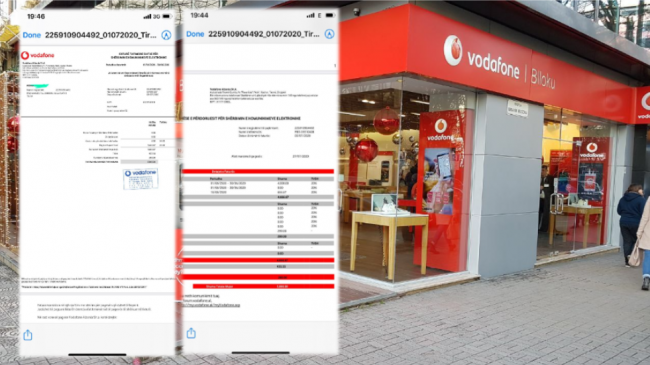 Denoncimi i qytetarit: Vodafone më ngeci 5800…