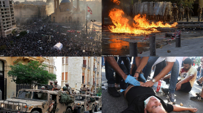 FOTO+VIDEO/ Protestat e dhunshmet në Liban, kërkohet…