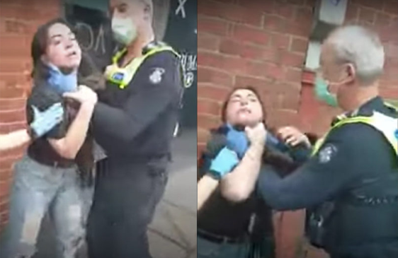 VIDEO/Policia e kap prej fyti vajzën për…