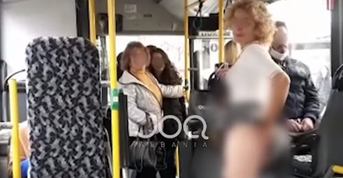 Qytetarja “dhuron shfaqje” në autobusin e Tiranës…