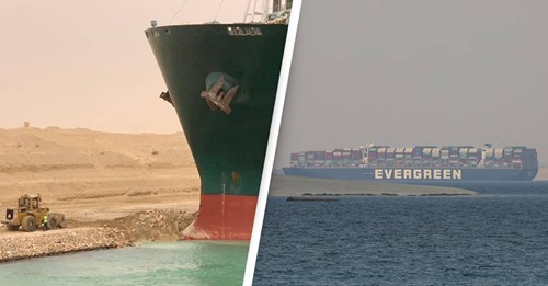 “Ngec sërish” anija në kanalin e Suezit,…