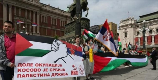“Kosova është Serbi dhe Palestina shtet”, palestinezët…