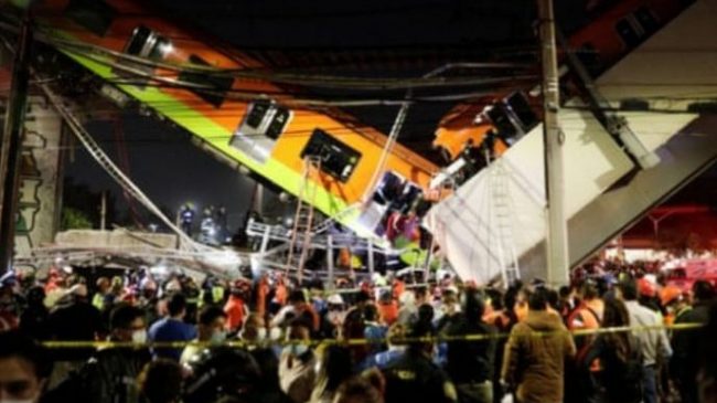 Shembet mbikalimi i metrosë në Meksikë, 13…