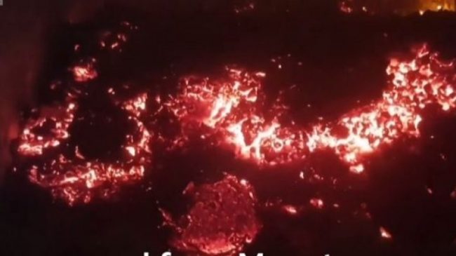 VIDEO/ Ja pamjet e vullkanit që shpërtheu…