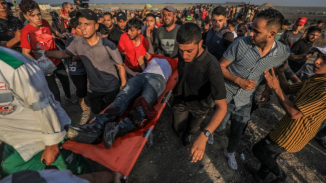Dhjetëra palestinezë të lënduar, pasi Izraeli sulmoi…
