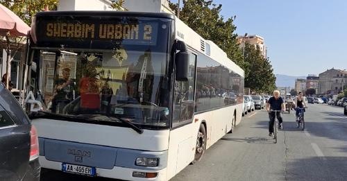Proteston firma private, Shkodra pa transport urban…