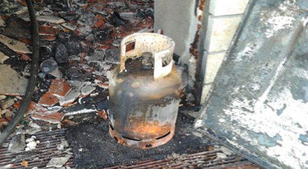 Bombola e gazit rrezikon familjen në Lezhë