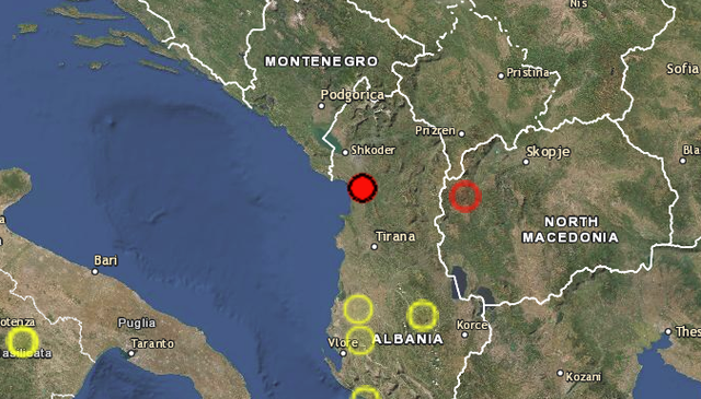 Tërmet i fortë godet Shqipërinë, ndihet në…