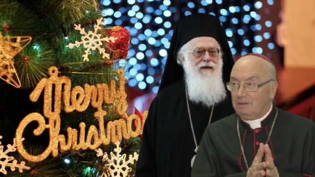 Të krishterët në Shqipëri kremtojnë Krishtlindjet, mbahen…