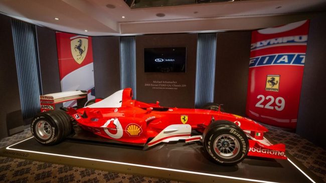 Rekord në ankand, Ferrari i Schumacher shitet…