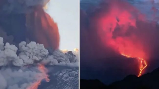 Shpërthimi i fuqishëm i vullkanit Etna, më…