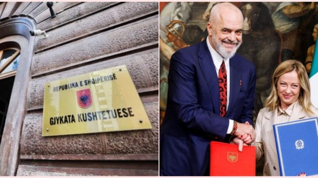 Kushtetuesja pezullon votimin e paktit Rama-Meloni