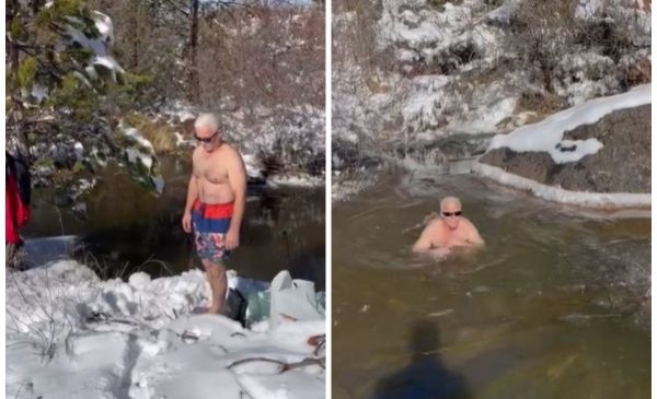 60-vjeçari sfidon të ftohtin në Voskopojë, futet…