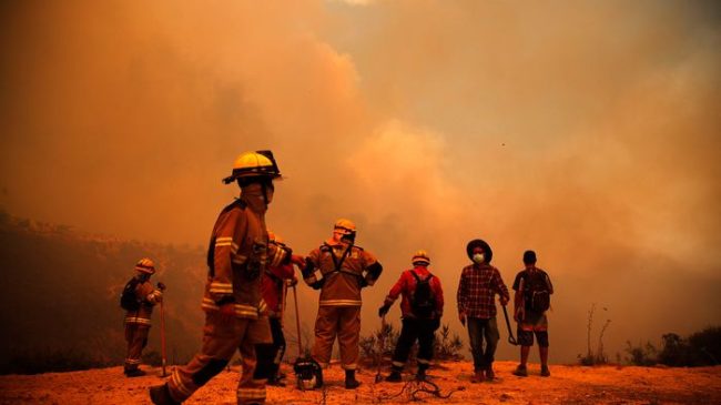Zjarret në Kili, 99 persona kanë humbur