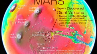 Zbulohet vullkani gjigant në Mars, 9,022 metra…