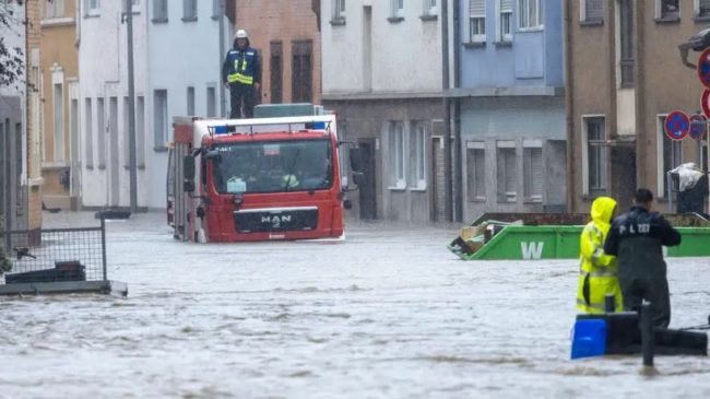 Gjermania përballet me përmbytje masive 