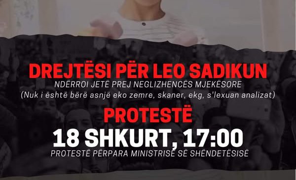 “Ndërroi jetë nga neglizhenca mjekësore!” Njoftohet protestë&hellip;