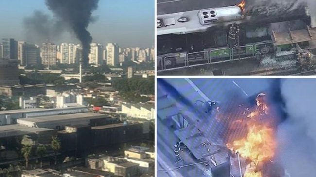 Avioni bie papritur nga qielli mbi autobusin&hellip;
