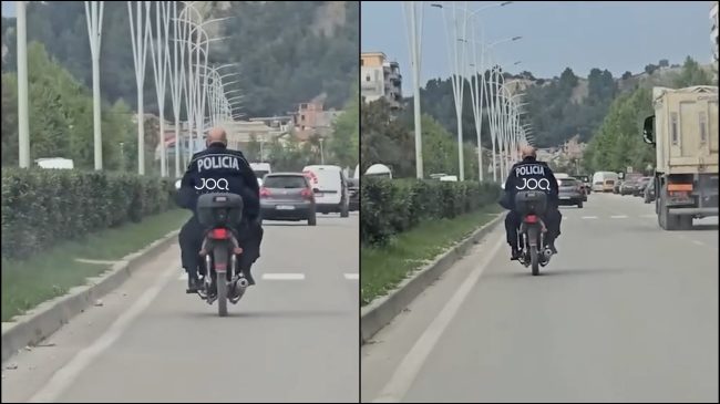 Polici në Vlorë s’pyet për rregulla, lëviz&hellip;