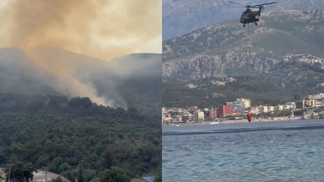 Himara po digjet prej disa orësh, ushtria&hellip;