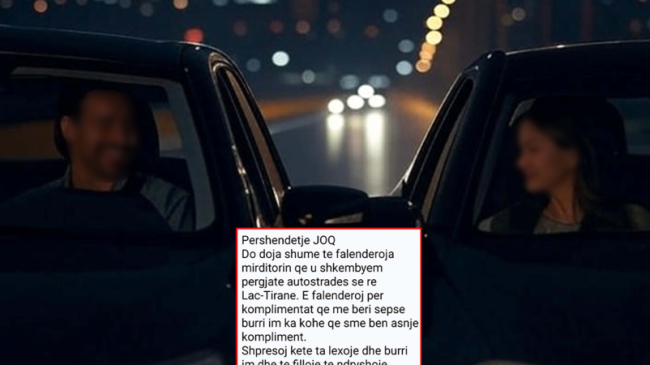Gruaja falënderon mirditorin që e komplimentoi në&hellip;