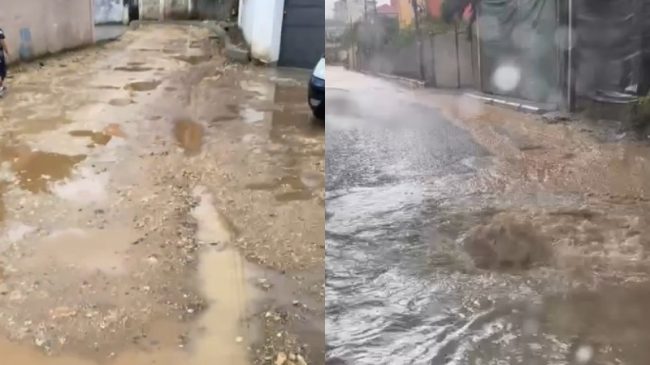 Shiu përmbyt rrugën ‘Shefqet Kuka’ te njësia&hellip;