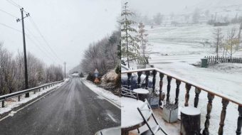 Dëbora e parë në Korçë, zbardhen fshatrat&hellip;
