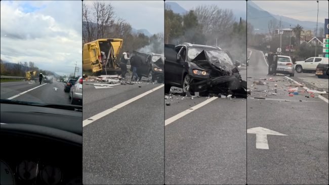 Aksident në Lezhë, BMW përplaset me furgon,&hellip;