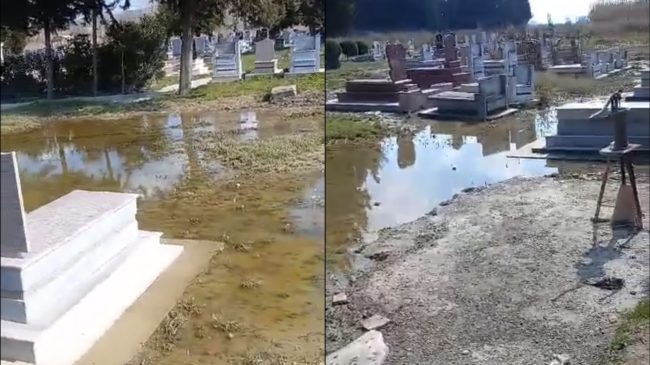 Varrezat e fshatit Grecalli nën ujë dhe&hellip;