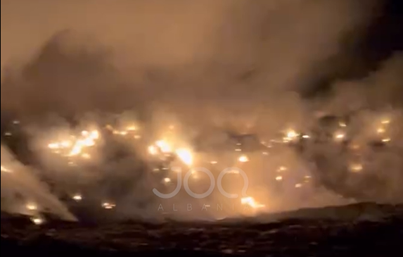 Zjarr masiv në landfillin e Bushatit, flakët&hellip;