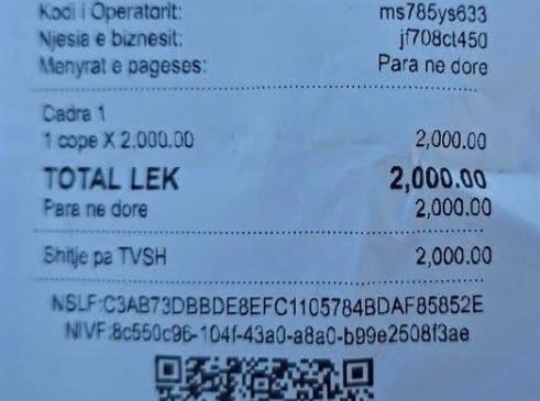20 mijë lekë çadra në Vlorë