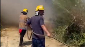 Zjarr masiv në kodrat e Shtërmenit, zjarrfikësit&hellip;