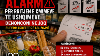 Alarm për rritjen e çmimeve të ushqimeve,&hellip;