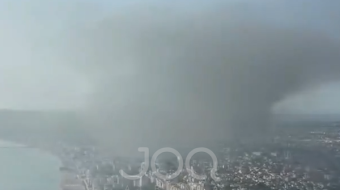 Pamje me dron: Përkeqësohet situata nga zjarri&hellip;