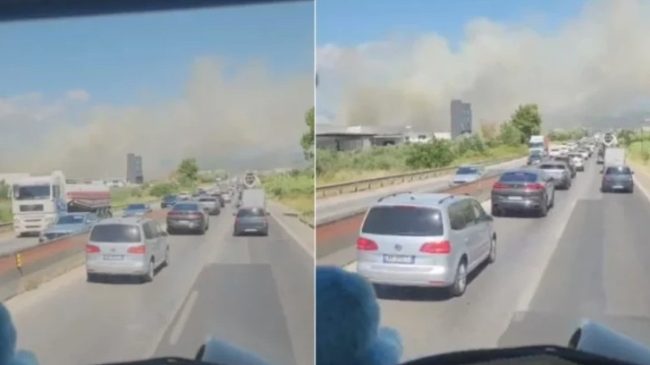 Zjarr në Koxhas të Fushë Shijakut, tymi&hellip;