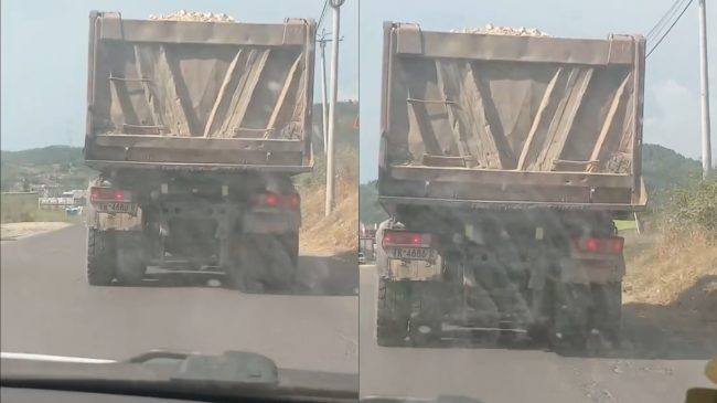 Kamioni në Ndroq ka ‘harruar’ rrjetën e&hellip;
