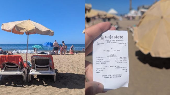 7.5€ çadra me dy shezlongë në Spanjë,&hellip;
