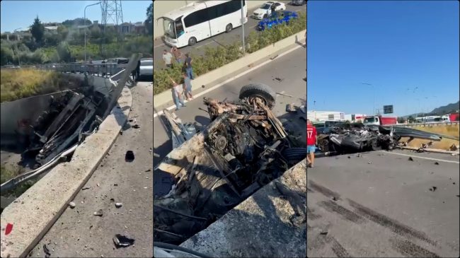 Kamioni bie nga rrethrrotullimi i TEG-ut, mjeti&hellip;