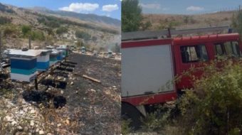 Përfshihet nga flakët një park bletësh në&hellip;