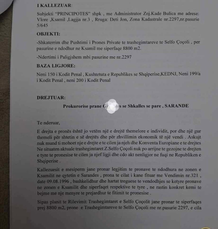 Vrasja e turistit në Ksamil, vërshojnë denoncimet: Principotes, i
