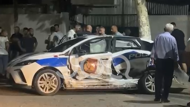 Përplaset makina e Policisë në Kamëz, dyshohet&hellip;