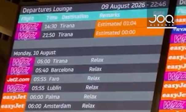Wizz Air torturon pasagjerët e linjës Londër-Tiranë:&hellip;