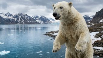 Zgjoi ariun polar nga gjumi me bori,&hellip;