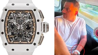 “Richard Mille” në dorën e Agasit gjatë&hellip;
