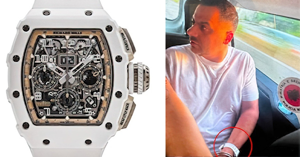 “Richard Mille” në dorën e Agasit gjatë&hellip;