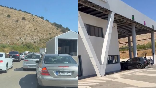 Radhë kilometrike në Qafë Botë, pala greke&hellip;