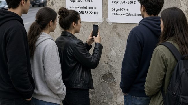 Papunësia e të rinjve dhe njoftimet për&hellip;